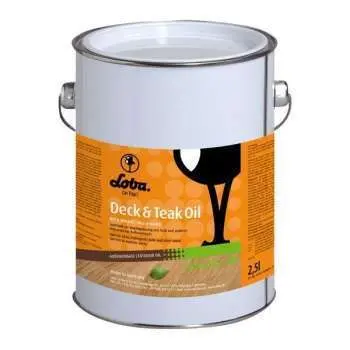 Масло для наружных работ LOBASOL Deck&Teak Oil Бесцветный (2,5 л)