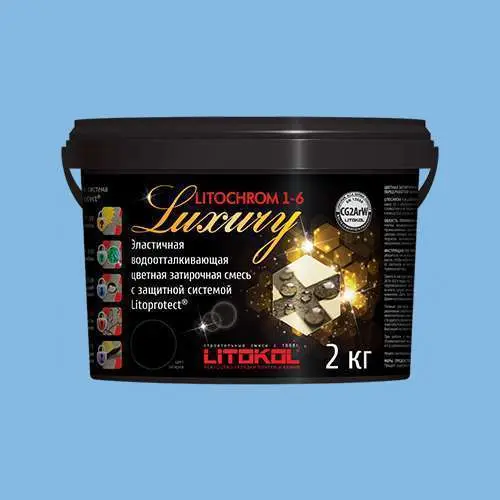 Затирочные смеси Litokol Litohrom Luxury 1-6 C.190 васильковый 2 кг