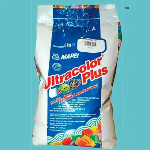 Цементная затирка Mapei Ultracolor Plus №182 Турмалин 5 кг.