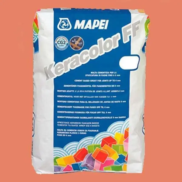 Цементная затирка Mapei Keracolor FF №140 Красный корал 2 кг.