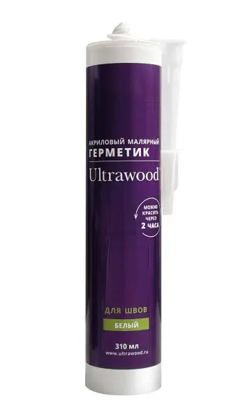 Герметик Ultrawood акриловый малярный 310 мл.
